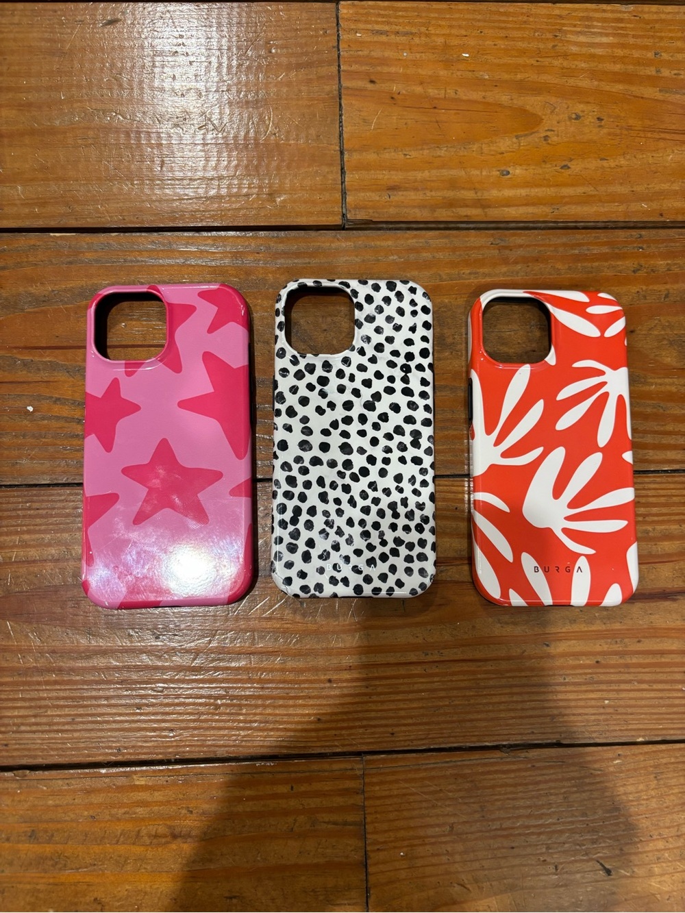 (692) x3 BURGA iPHONE 15 PHONE CASES